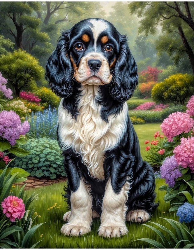 Cocker Spaniel Puppy Portrait Paintings Cocker Spaniel Puppy Portrait Paintings
