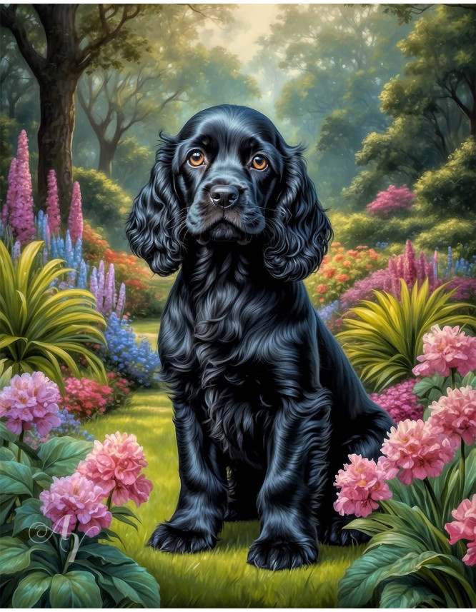 Cocker Spaniel Puppy Portrait Paintings Cocker Spaniel Puppy Portrait Paintings