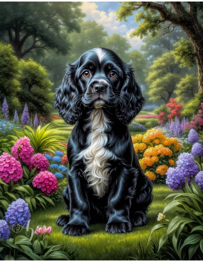 Cocker Spaniel Puppy Portrait Paintings Cocker Spaniel Puppy Portrait Paintings