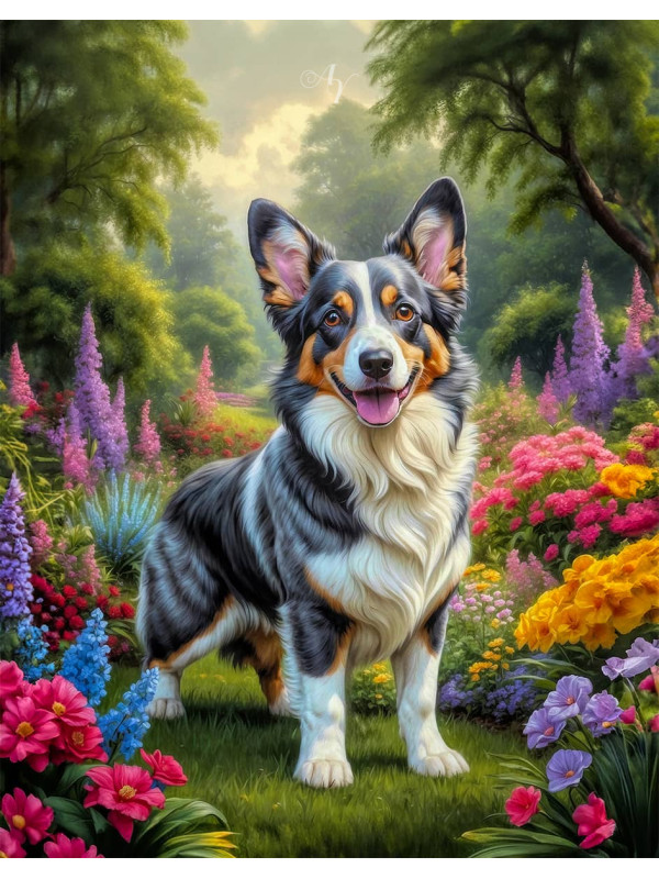Corgi Portrait Paintings