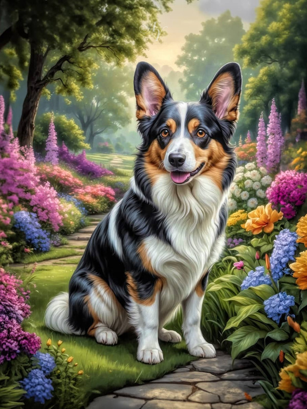 Corgi Portrait Paintings