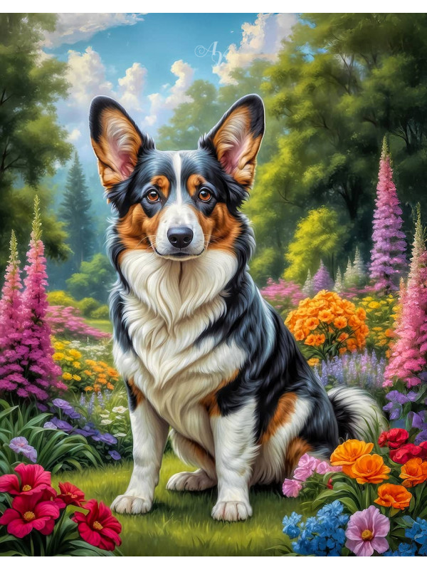 Corgi Portrait Paintings