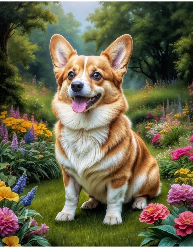 Corgi Portrait Paintings Corgi Portrait Paintings