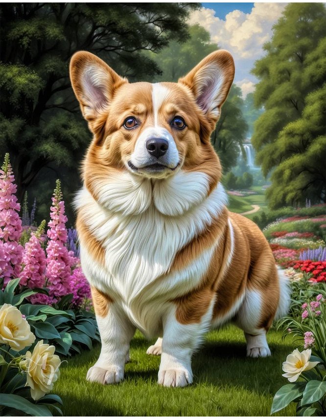 Corgi Portrait Paintings Corgi Portrait Paintings
