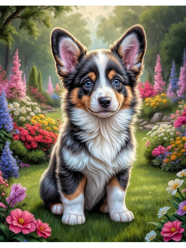 Corgi Portrait Paintings