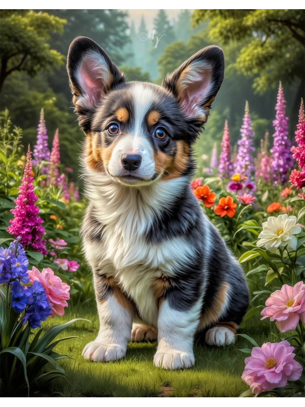 Corgi Portrait Paintings