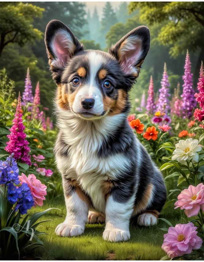 Corgi Portrait Paintings Corgi Portrait Paintings