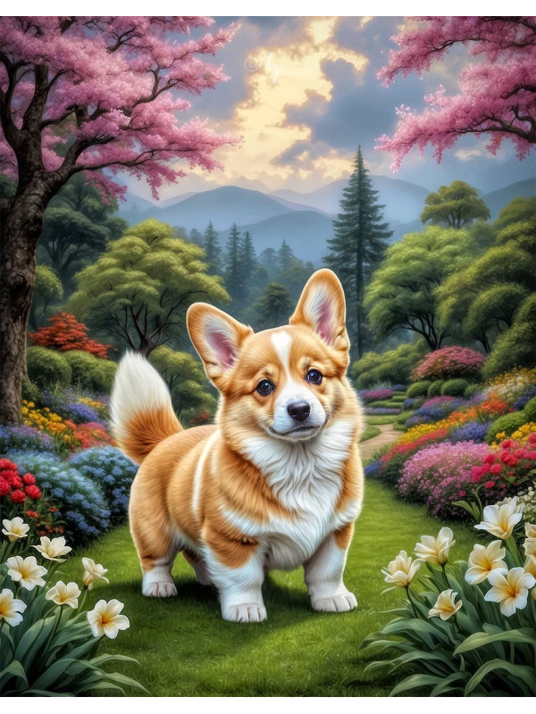 Corgi Portrait Paintings