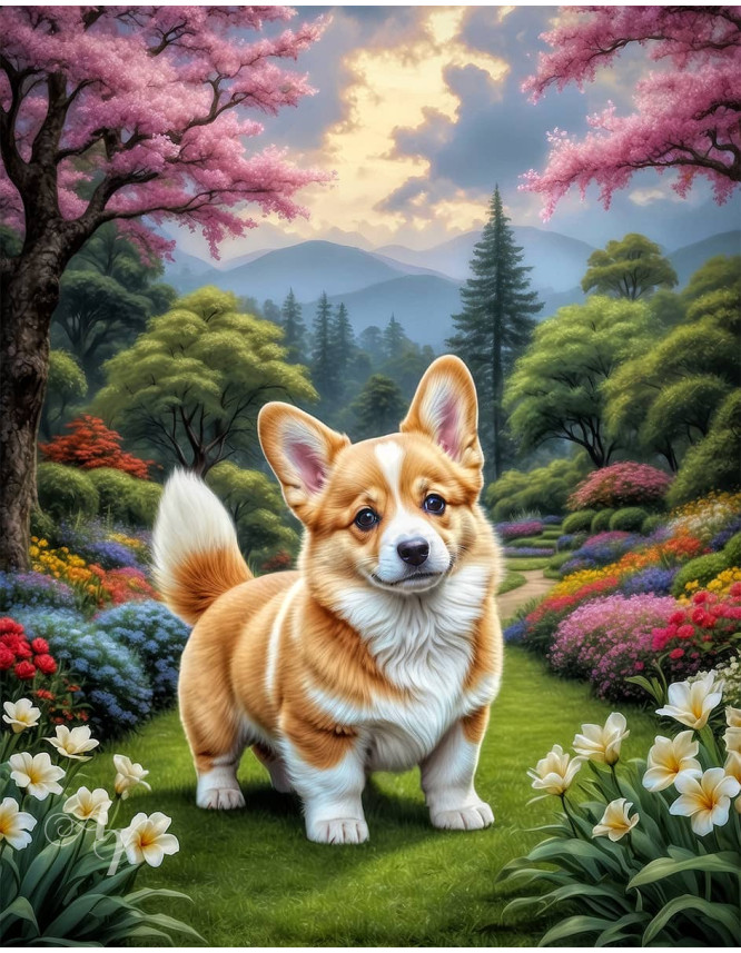 Corgi Portrait Paintings Corgi Portrait Paintings