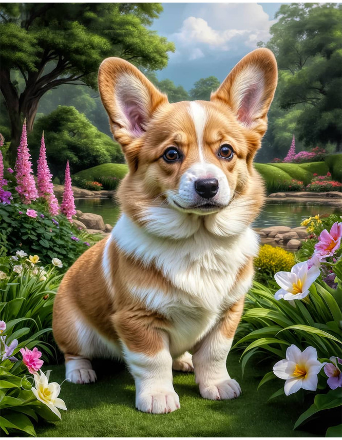 Corgi Portrait Paintings Corgi Portrait Paintings