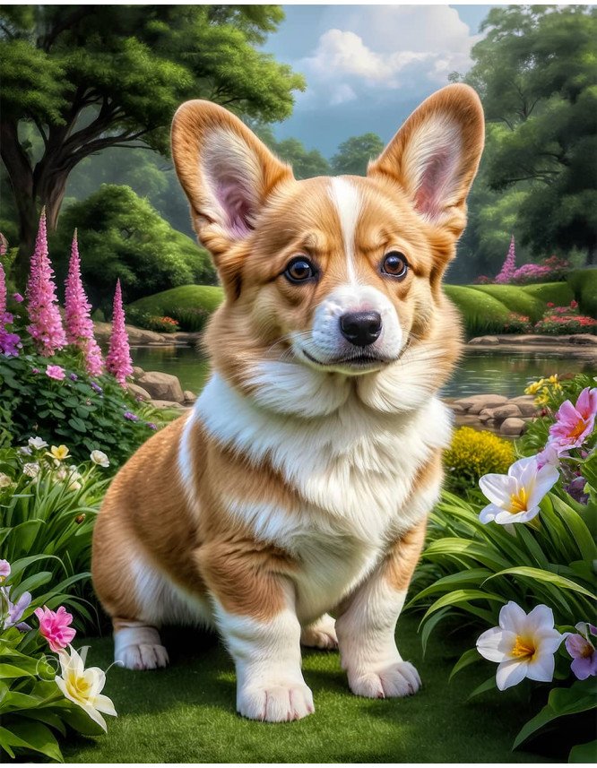 Corgi Portrait Paintings Corgi Portrait Paintings