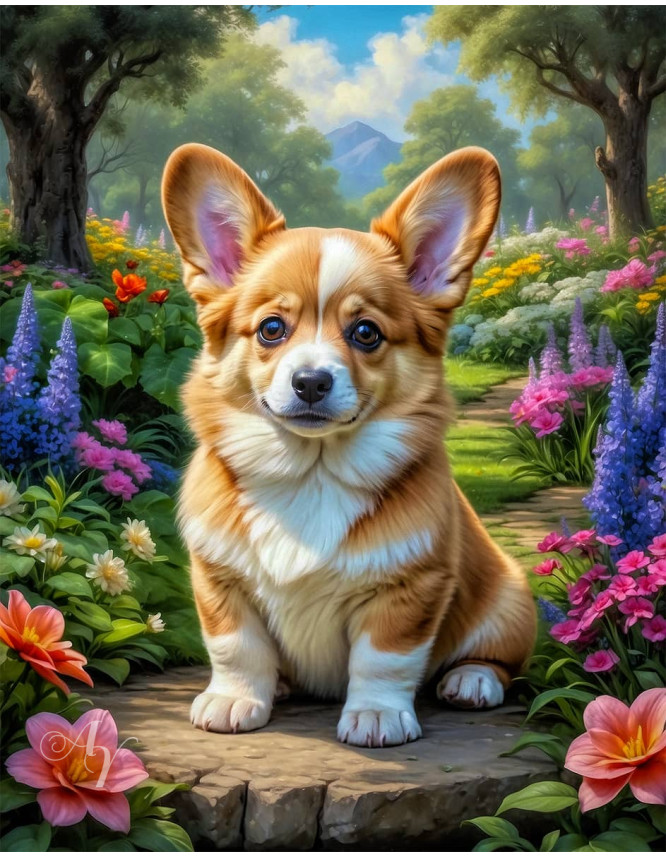 Corgi Portrait Paintings Corgi Portrait Paintings