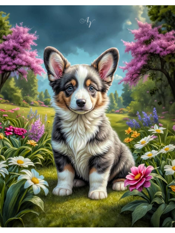 Corgi Portrait Paintings