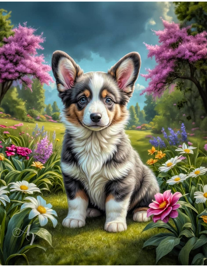 Corgi Portrait Paintings Corgi Portrait Paintings