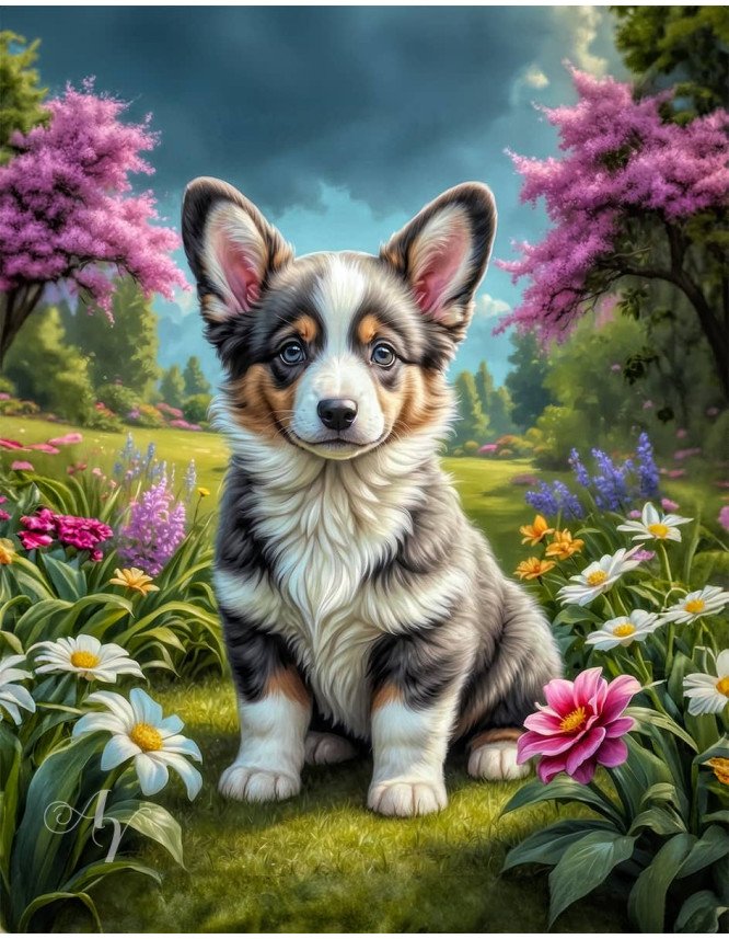 Corgi Portrait Paintings Corgi Portrait Paintings