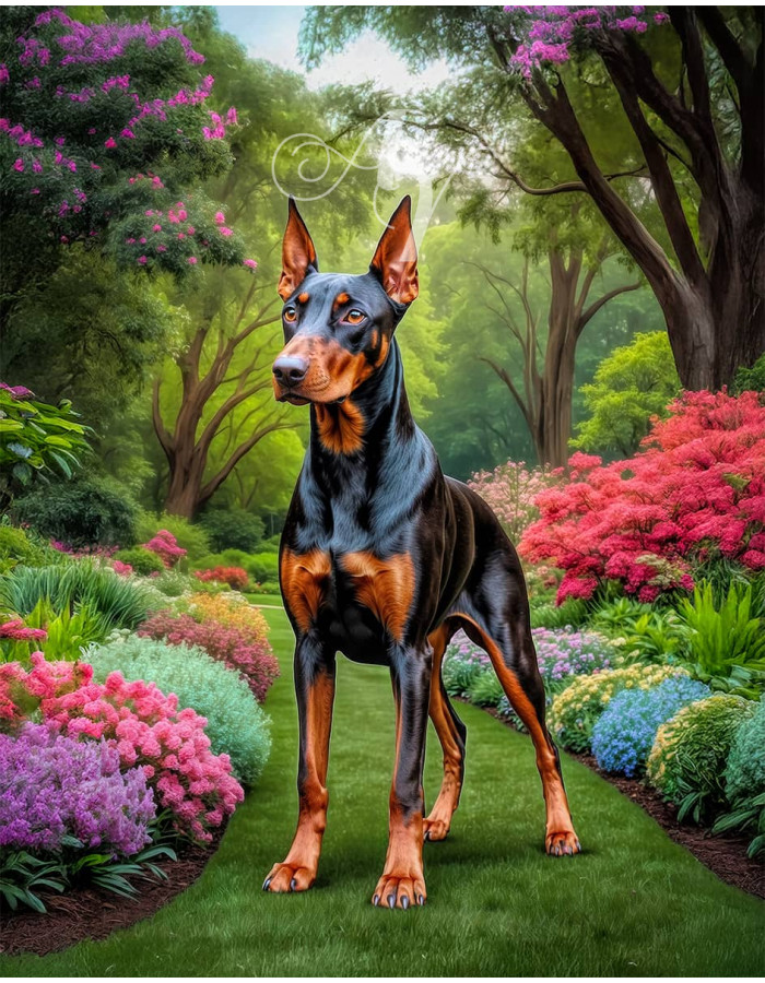 Doberman Pinscher Portrait Paintings Doberman Pinscher Portrait Paintings