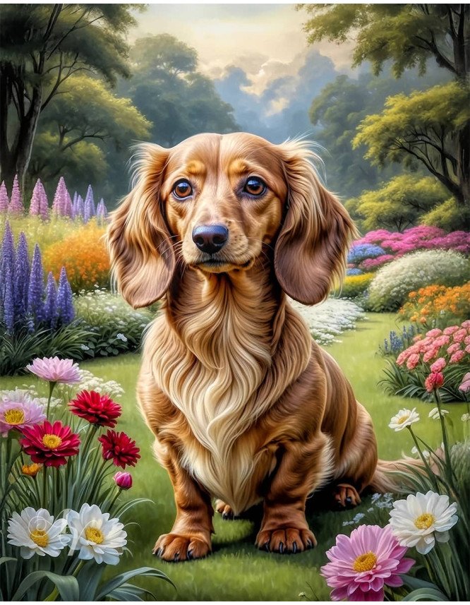 Dachshund Dog Portrait Paintings Dachshund Dog Portrait Paintings