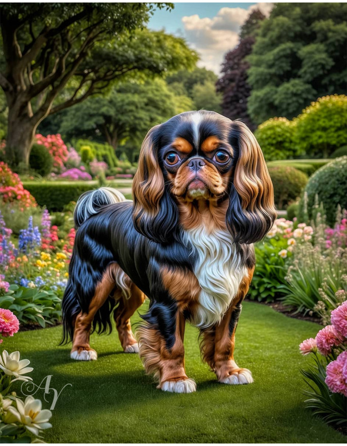 English Toy Spaniel Portrait Paintings English Toy Spaniel Portrait Paintings