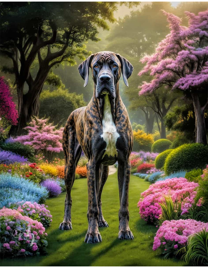 Great Dane Dog Portrait Paintings Great Dane Dog Portrait Paintings