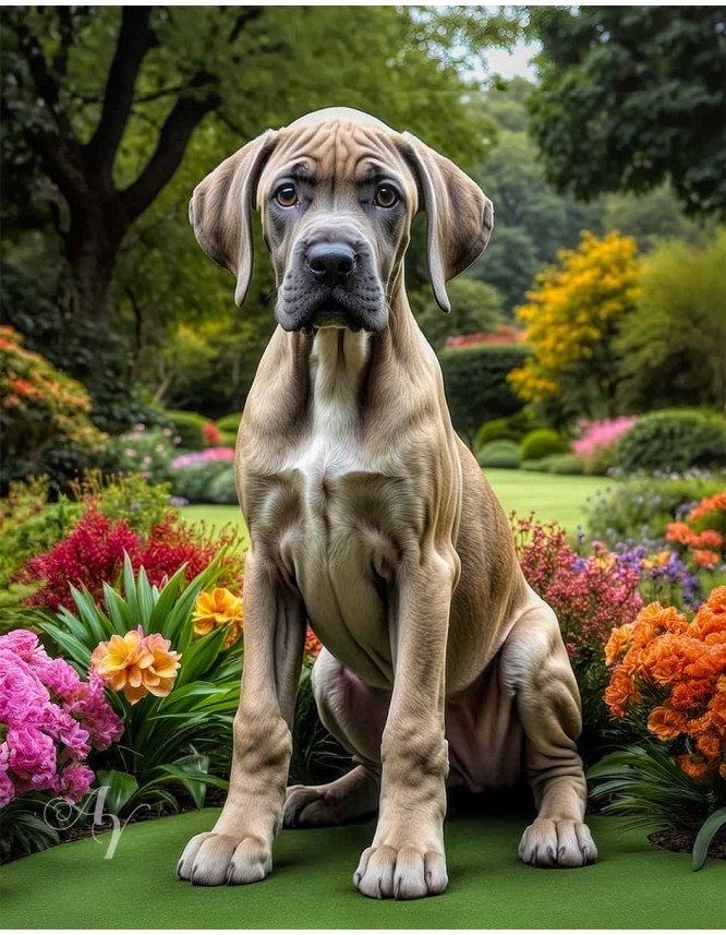 Great Dane Dog Portrait Paintings Great Dane Dog Portrait Paintings