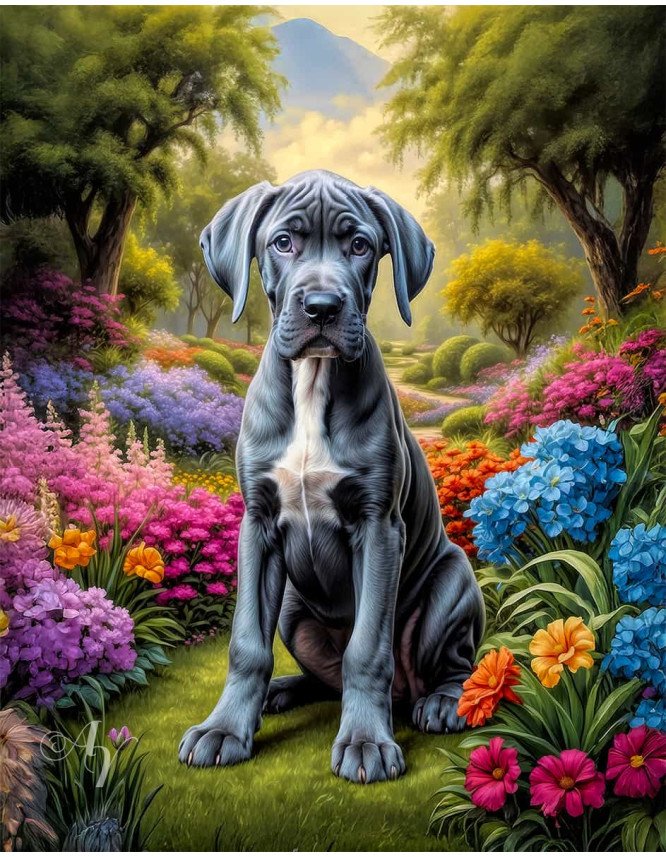 Great Dane Dog Portrait Paintings Great Dane Dog Portrait Paintings
