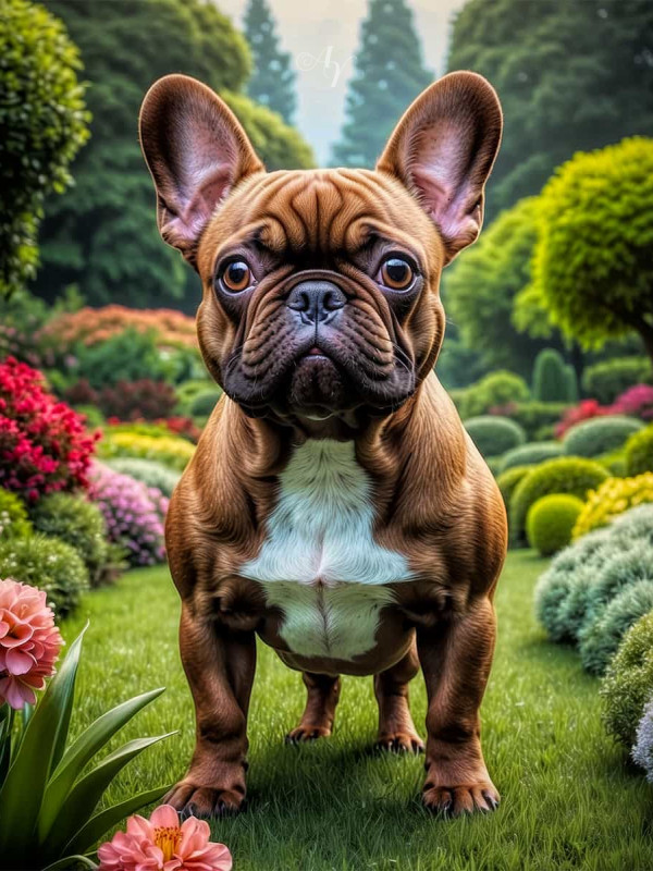 French Bulldog Portrait Paintings
