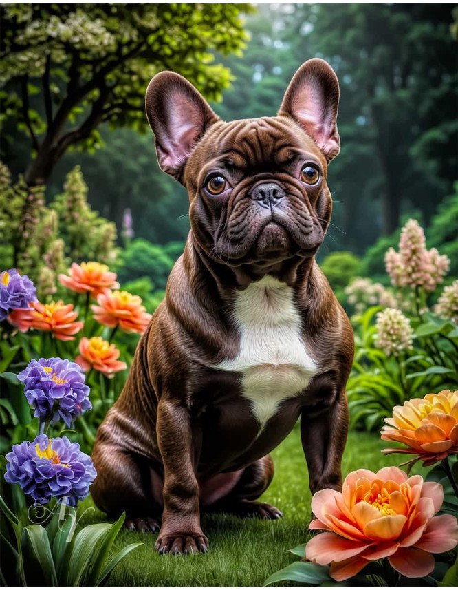 French Bulldog Portrait Paintings French Bulldog Portrait Paintings
