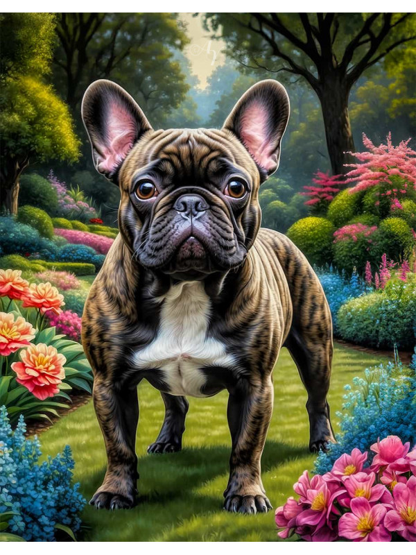 French Bulldog Portrait Paintings