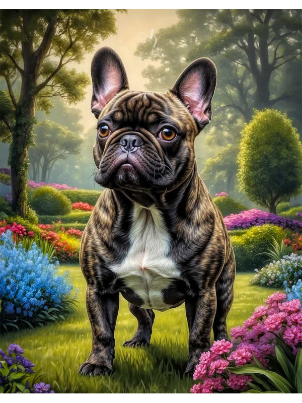 French Bulldog Portrait Paintings