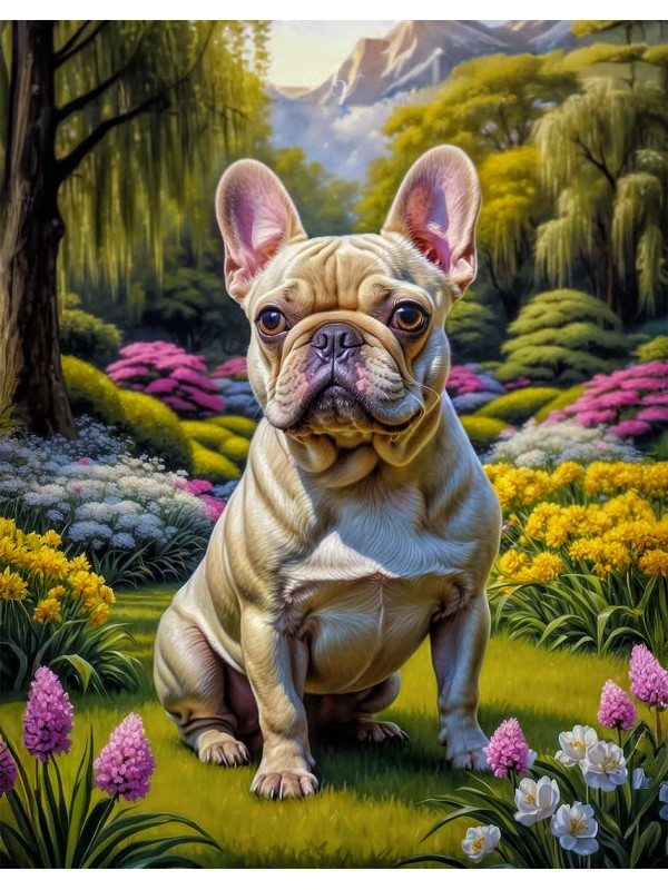 French Bulldog Portrait Paintings