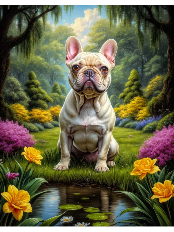 French Bulldog Portrait Paintings