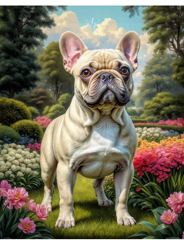 French Bulldog Portrait Paintings