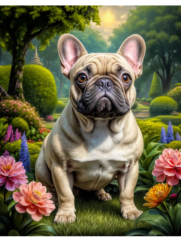 French Bulldog Portrait Paintings