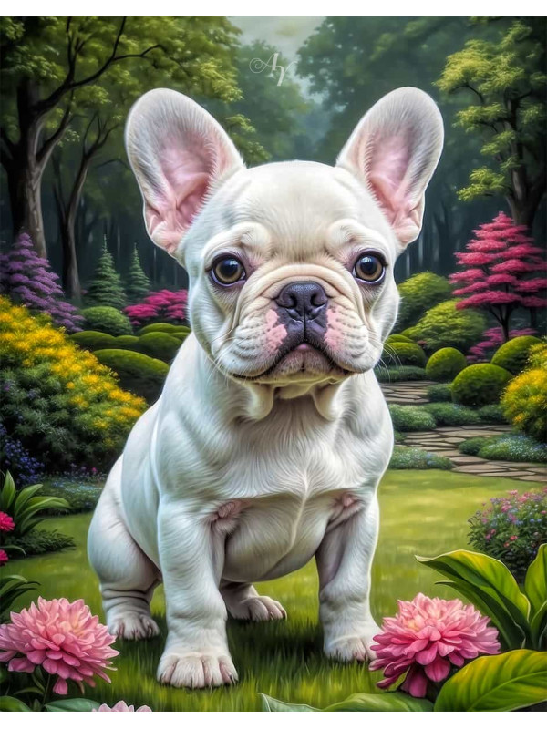 French Bulldog Portrait Paintings