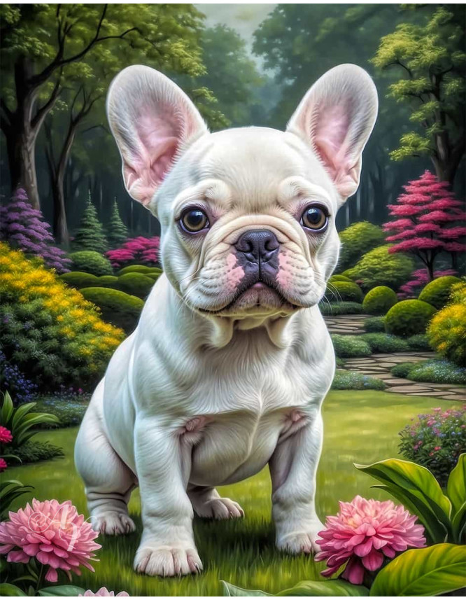 French Bulldog Puppy Portrait Paintings French Bulldog Puppy Portrait Paintings