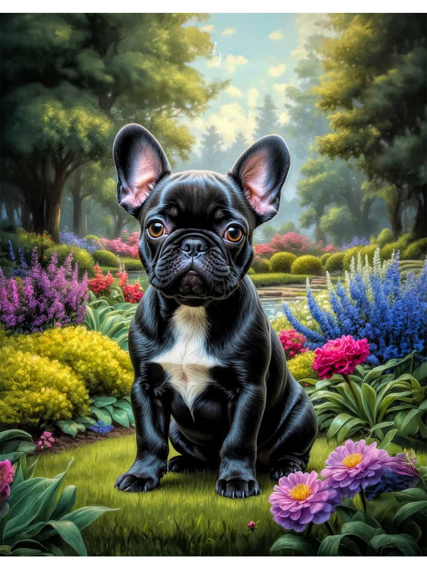 French Bulldog Portrait Paintings