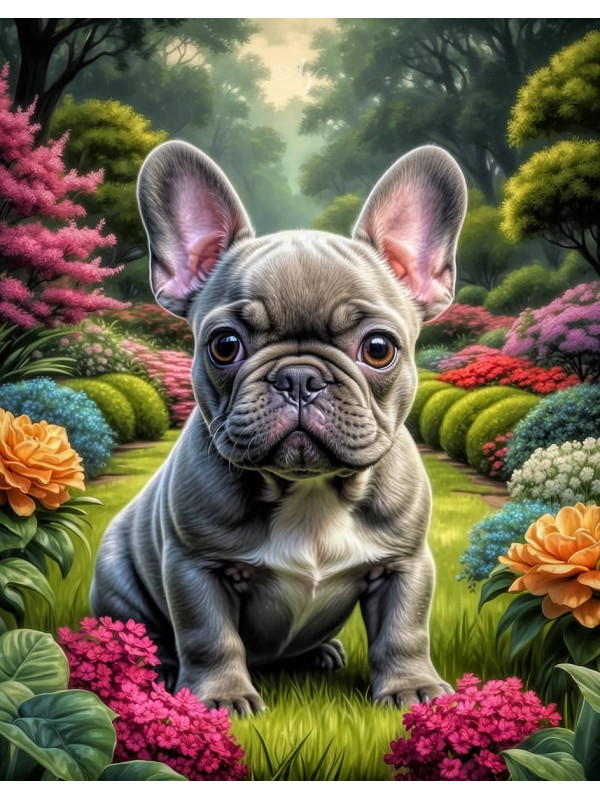 French Bulldog Portrait Paintings
