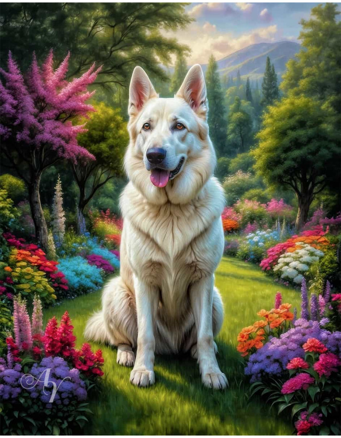 German Shepherd Dog Portrait Paintings German Shepherd Dog Portrait Paintings