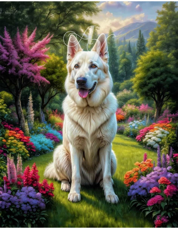German Shepherd Dog Portrait Paintings German Shepherd Dog Portrait Paintings
