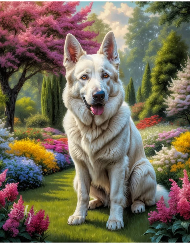 German Shepherd Dog Portrait Paintings German Shepherd Dog Portrait Paintings