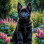 German Shepherd Puppy Portrait Paintings