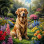 Golden Retriever Portrait Paintings