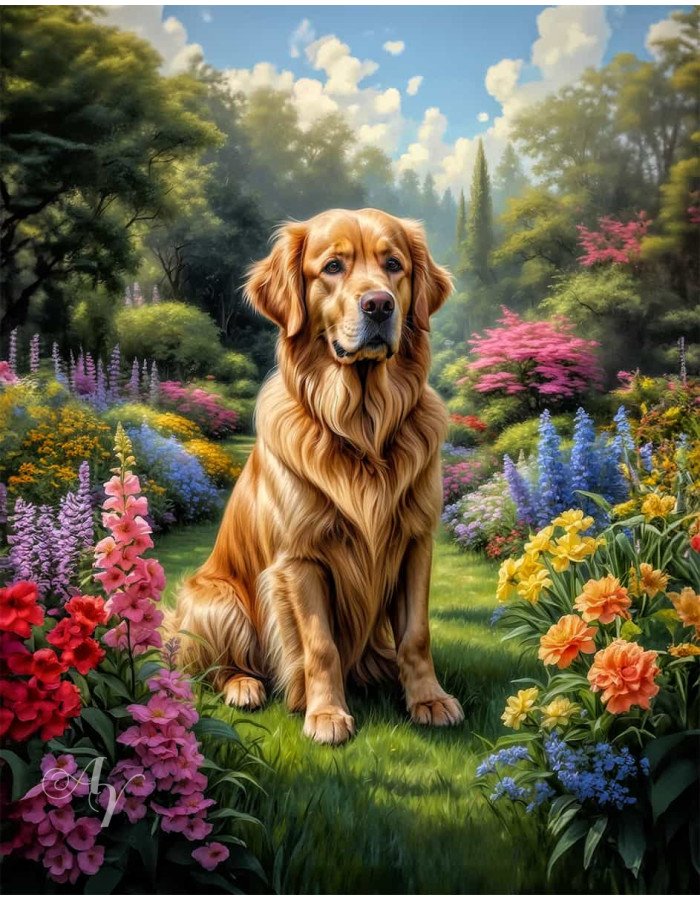 Golden Retriever Portrait Paintings Golden Retriever Portrait Paintings