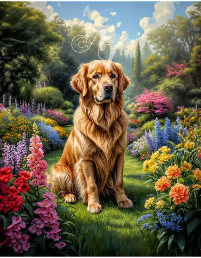 Golden Retriever Portrait Paintings Golden Retriever Portrait Paintings