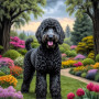 Goldendoodle Dog Portrait Paintings