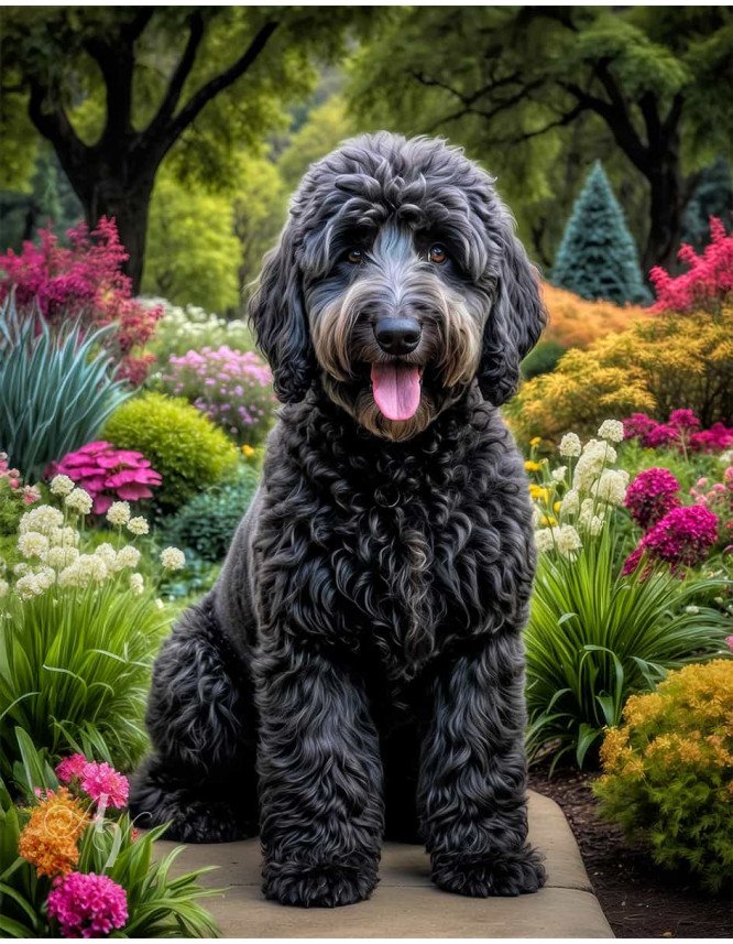 Goldendoodle Dog Portrait Paintings Goldendoodle Dog Portrait Paintings