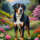 Greater Swiss Mountain Dog Portrait Paintings