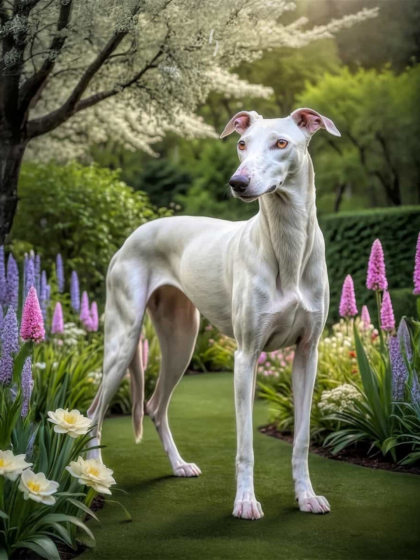 Greyhound Dog Portrait Paintings
