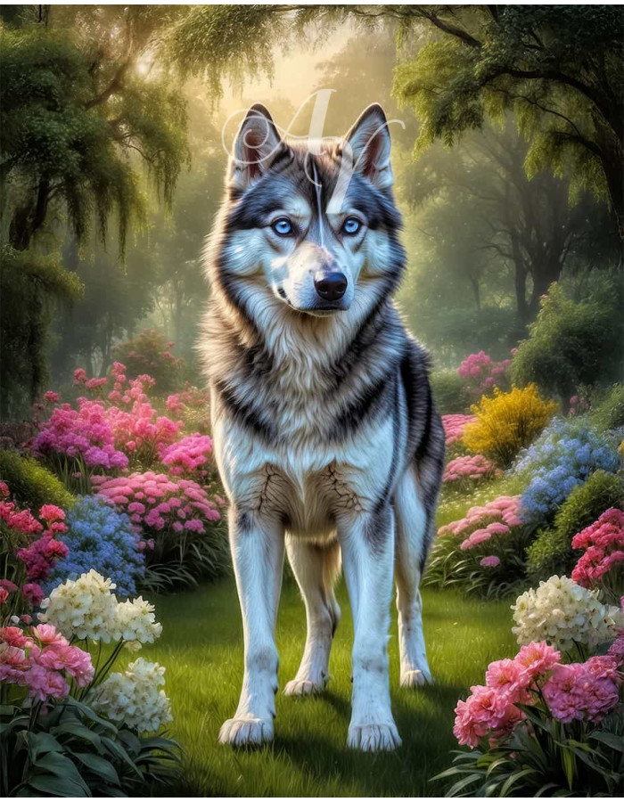 Siberian Husky Portrait Paintings Siberian Husky Portrait Paintings