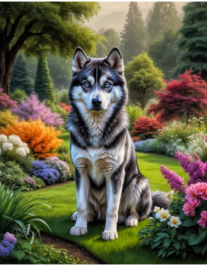 Siberian Husky Portrait Paintings Siberian Husky Portrait Paintings